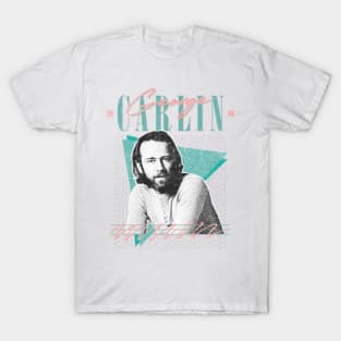 George Carlin / Vintage Style Fan Art Design T-Shirt